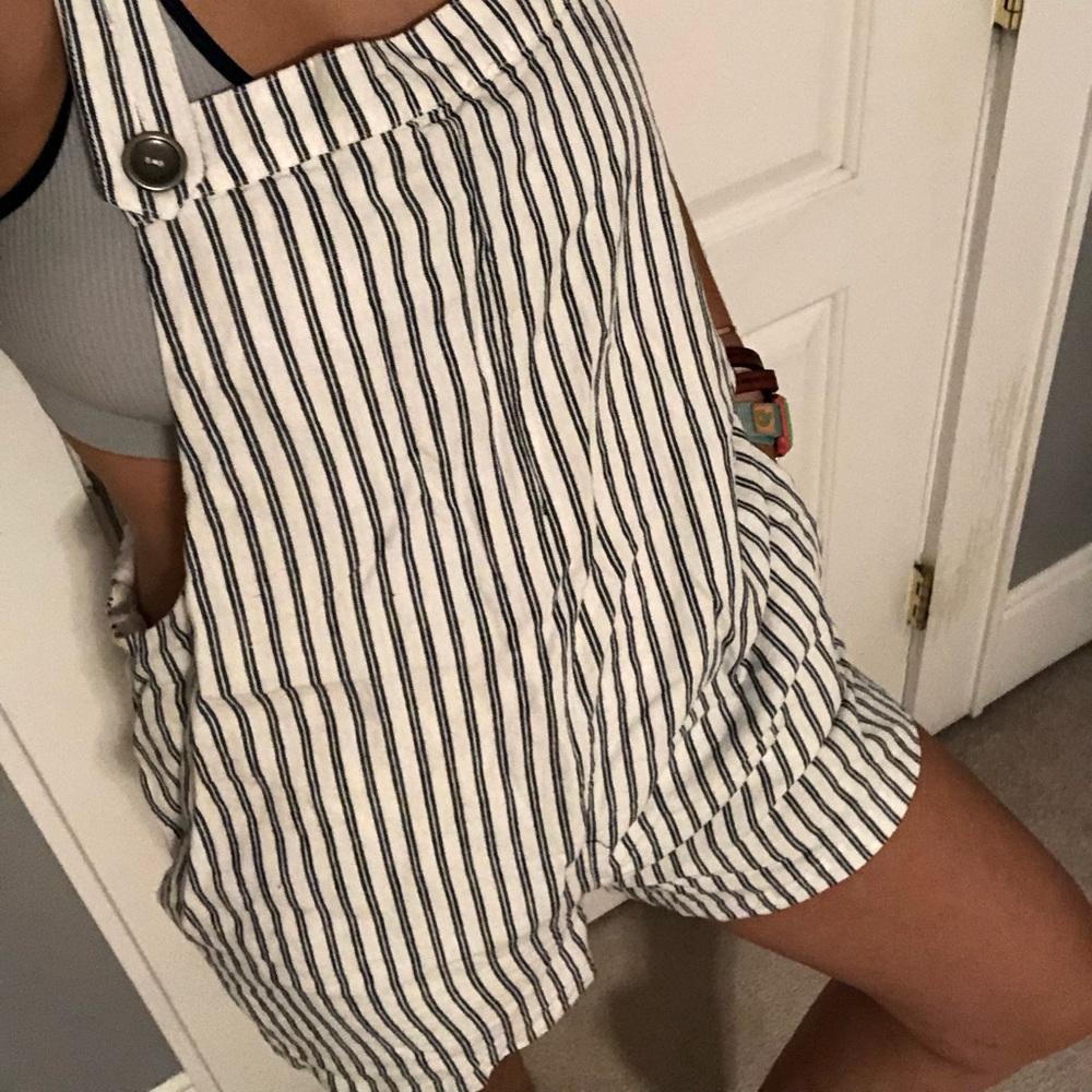 Striped romper
